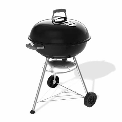 Weber® Compact Kettle Charcoal Barbecue, 57cm - Black, New Edition
